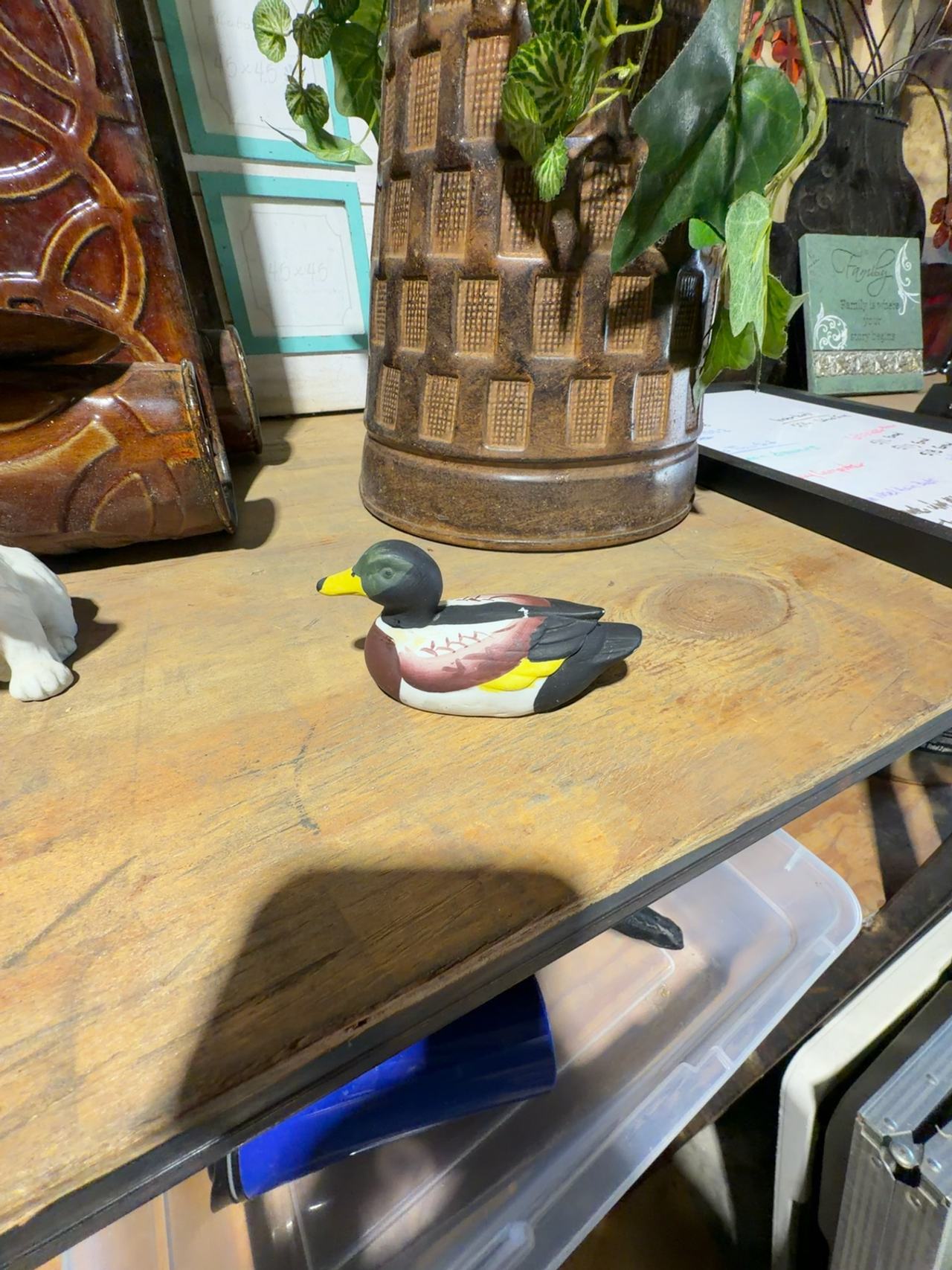 Jasco Vintage Mallard Duck Ceramic Figurine