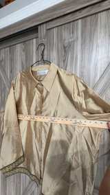 Silk Lore by Beth Terrell 100% Silk Button Down Shirt 3X - Image 7