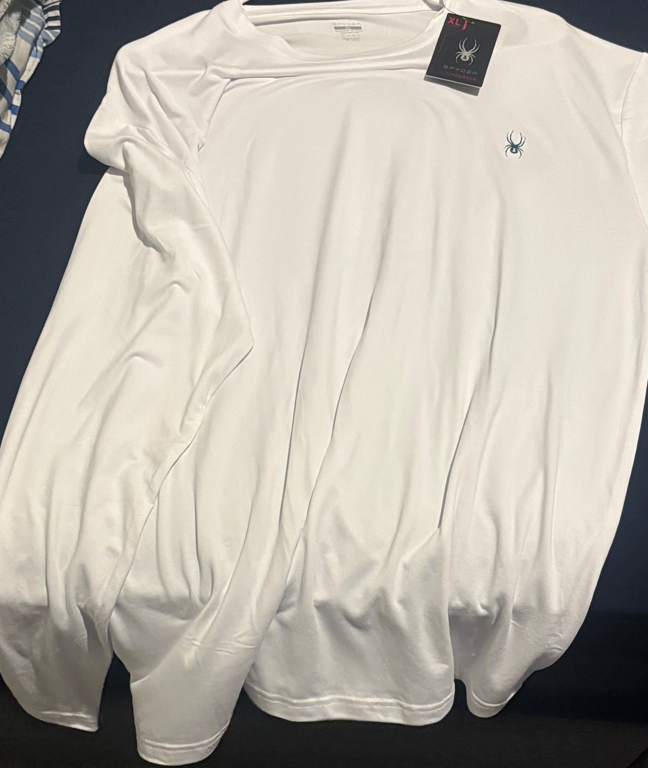 Spyder Men's Performance Long Sleeve Shirt XLT White NWT
