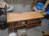 Glass Aquarium Tank with Wood Trim - Image 3