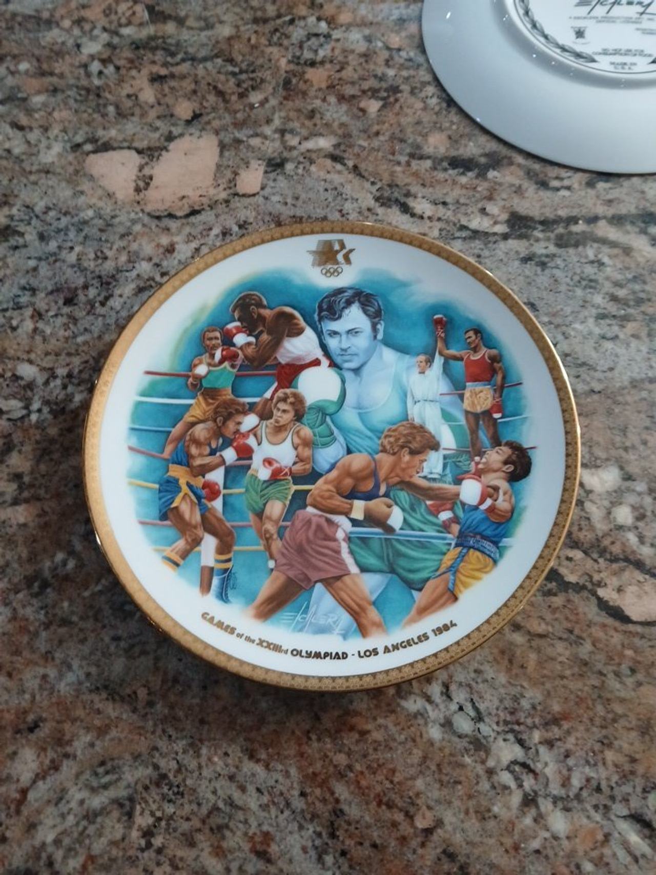 1984 Los Angeles Olympics Boxing Collector Plate