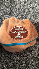 REVERSIBLE Cookie Monster Plush Blue ZIPPER TURNS INTO A BIG GIANT COOKIE  - Image 4