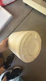 White Ribbed Ceramic Planter Pot - Image 3