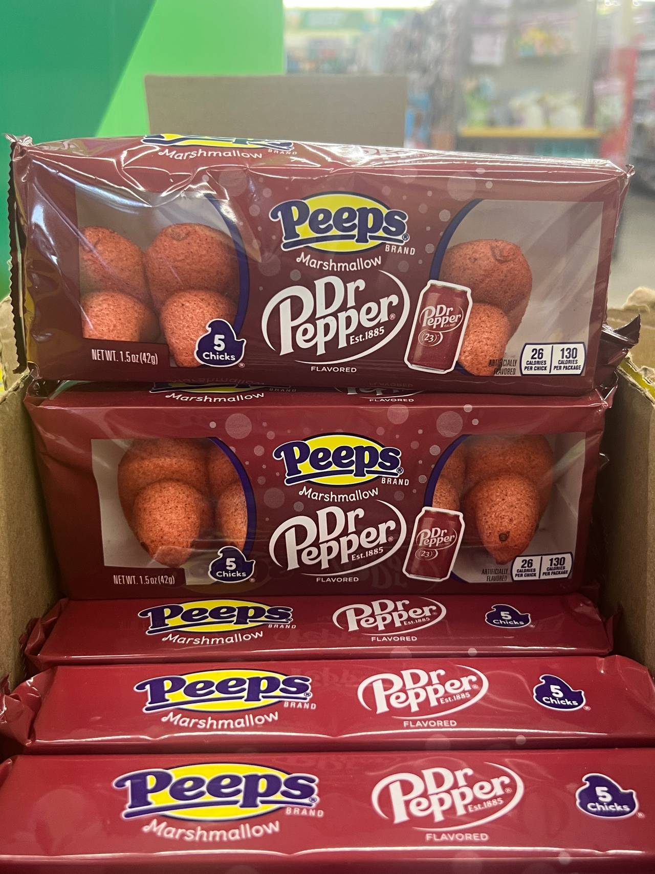 Peeps Dr Pepper Marshmallow Chicks 5ct
