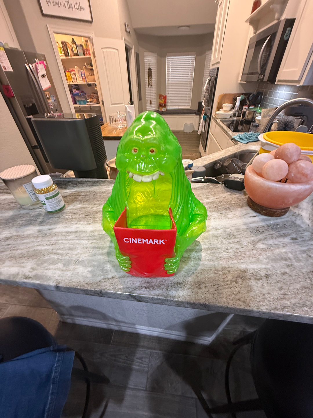 Cinemark Ghostbusters Slimer Popcorn Bucket