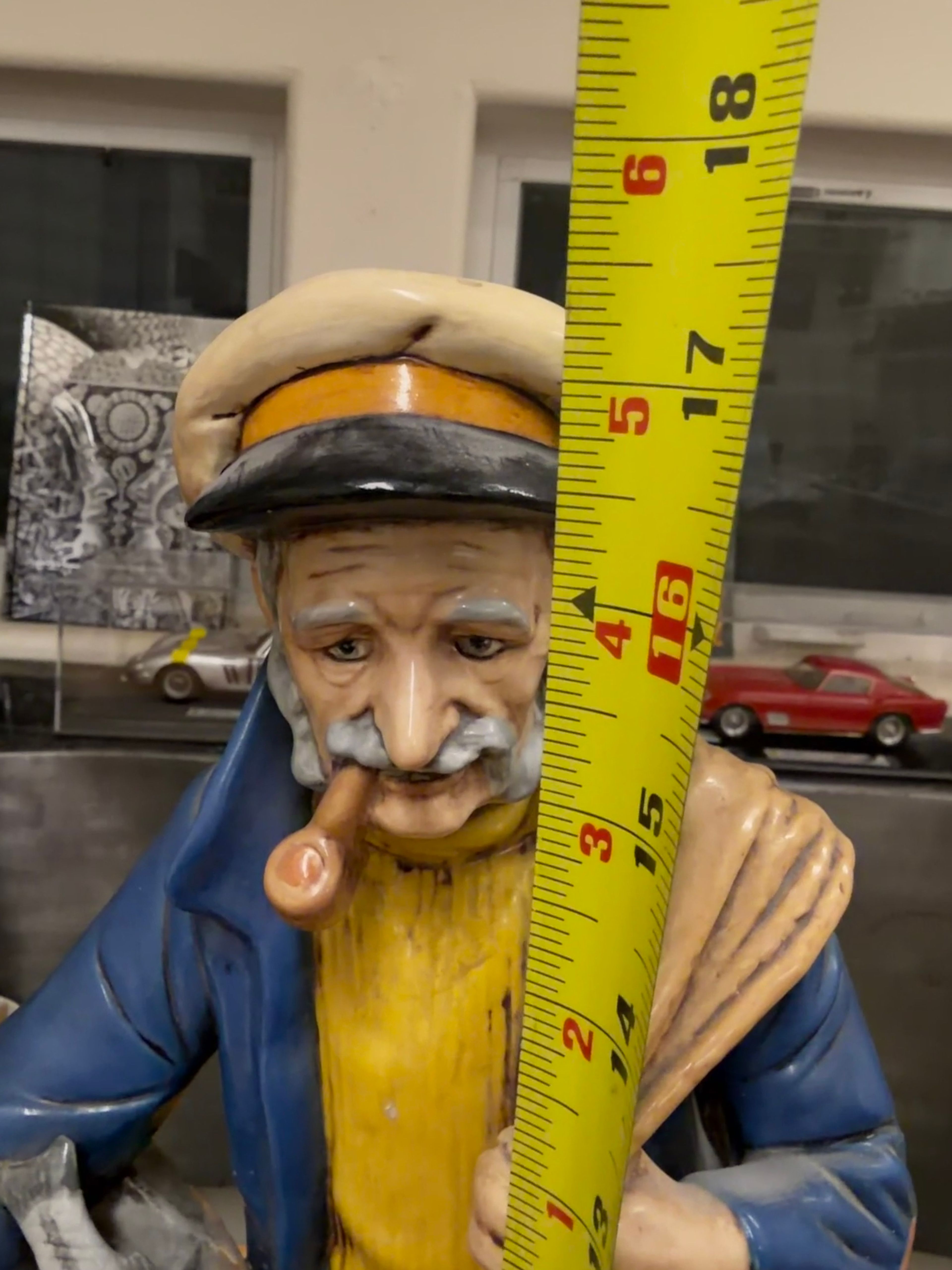 Vintage Sailor / Fisherman Figurine - 17” - at Junkee - Danielle’s Booth - Image 3