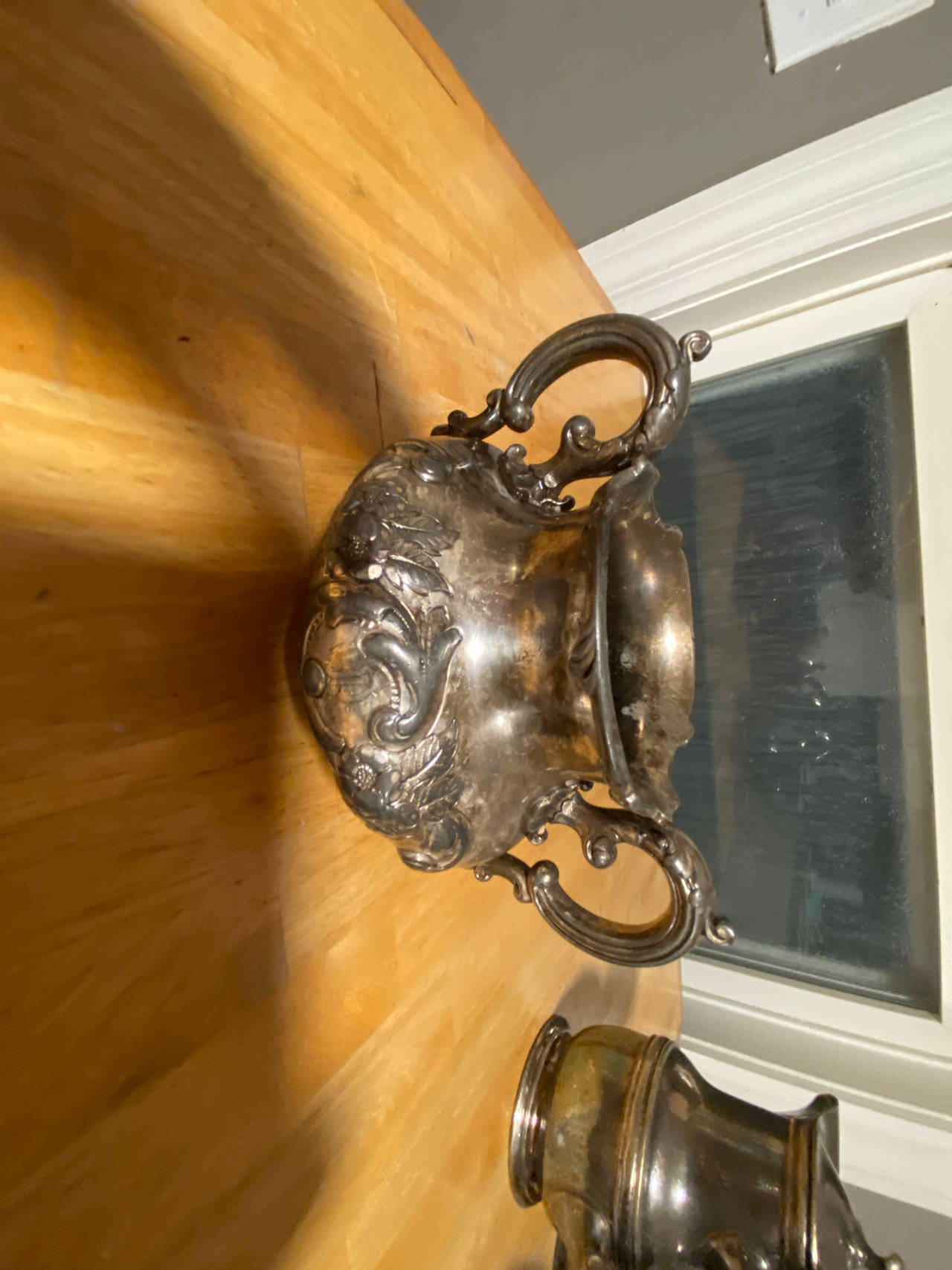 Antique Silverplate Sugar Bowl