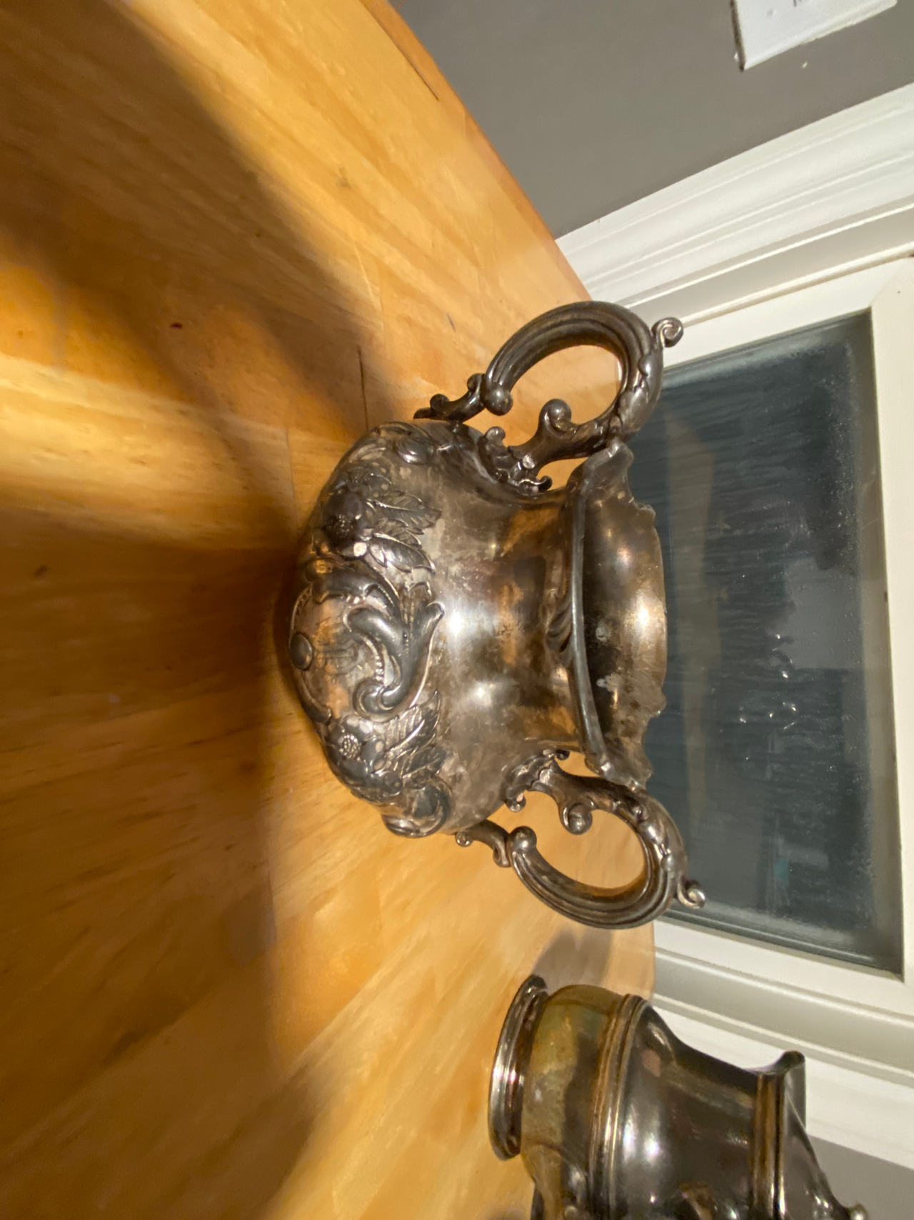 Antique Silverplate Sugar Bowl
