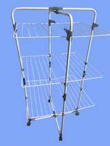 Vileda 4-Tier Clothes Drying Rack White - Image 6