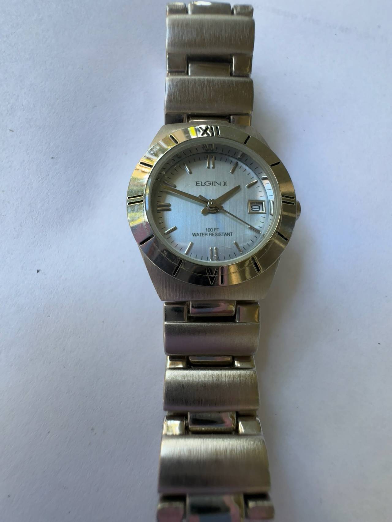 Elgin ELT005 Silver Tone Ladies Dress Watch