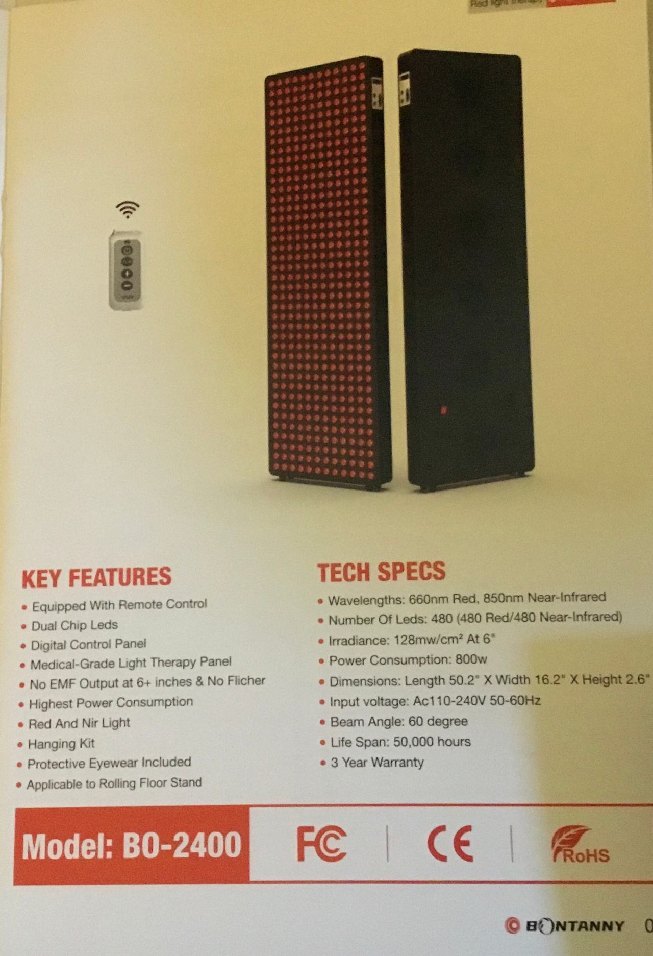 Bontanny Red Light Therapy Panel