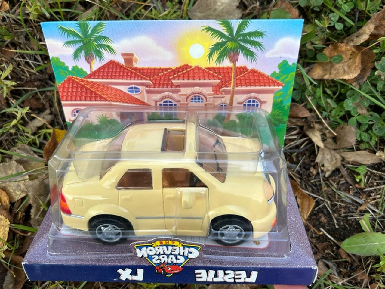 Chevron Cars Leslie LX Yellow Vintage Collectible