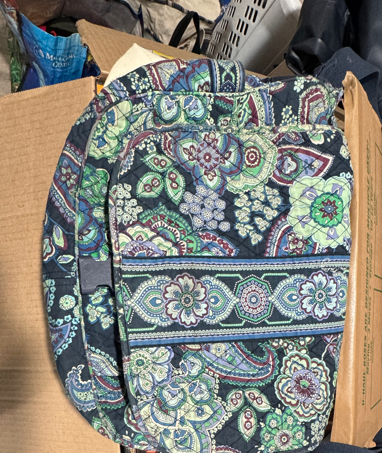 Vera Bradley Sling Backpack in Go Wild Paisley