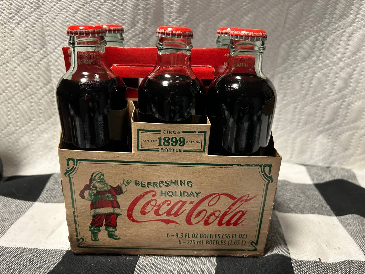 Coca-Cola Holiday 1899 Limited Edition 6-Pack Bottles