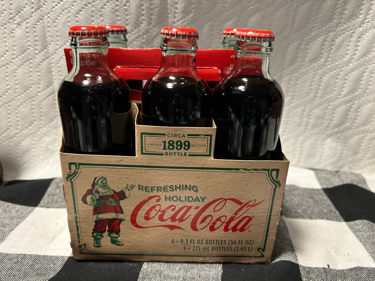 Coca-Cola Holiday 1899 Limited Edition 6-Pack Bottles