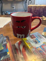 M&M's Red Character Ceramic Coffee Mug - Image 1