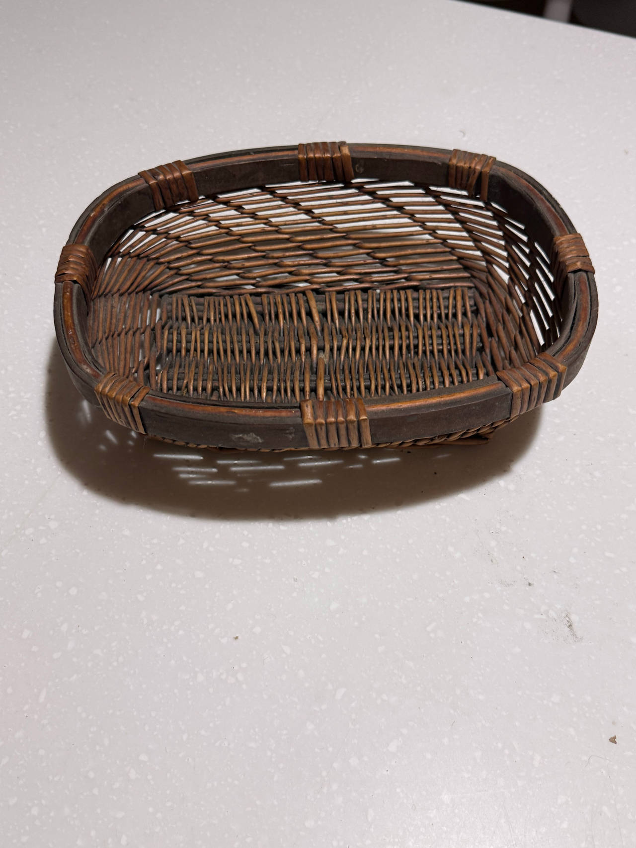 Oval Wicker Storage Basket