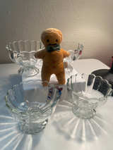 Glass Ice Cream Dessert Bowls - Image 1
