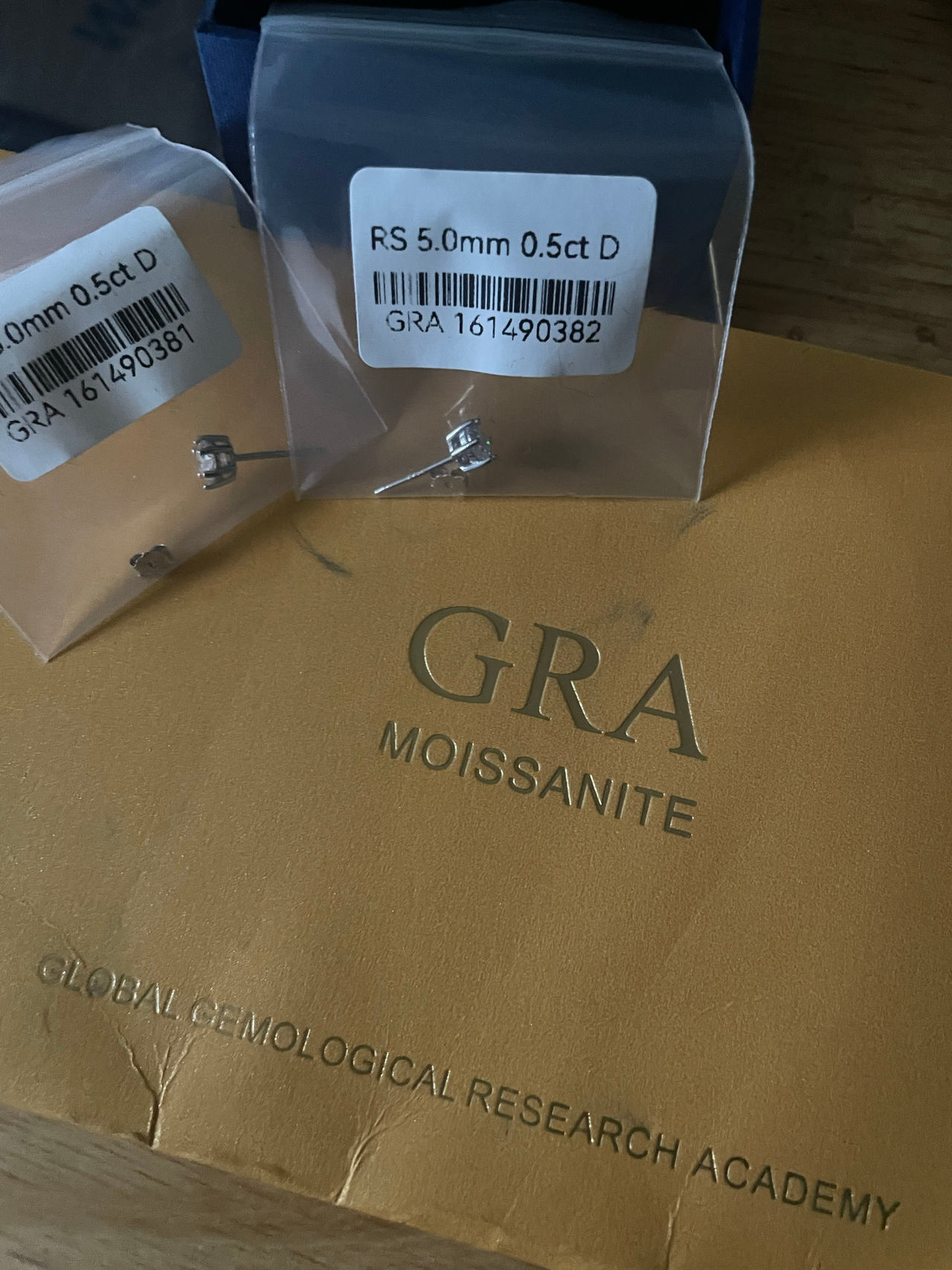 Moissanite Stud Earrings