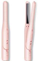 Wavytalk 0.65" Pencil Flat Iron, Cool Curl Pencil, Small Airflow Styler PINK - Image 1