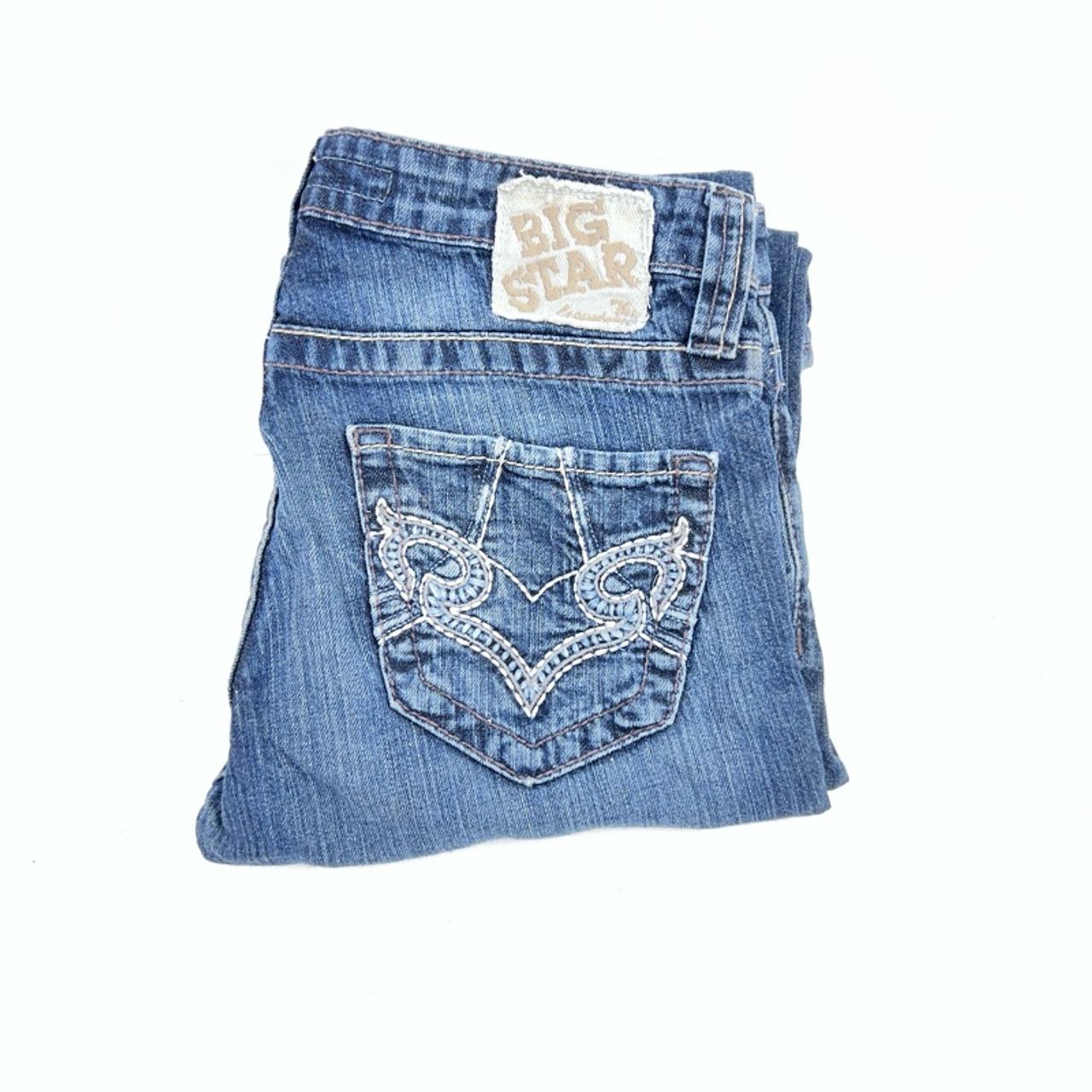 Big Star Women's Remy Low Rise Bootcut Jeans 27r 30 inseam 30” A003