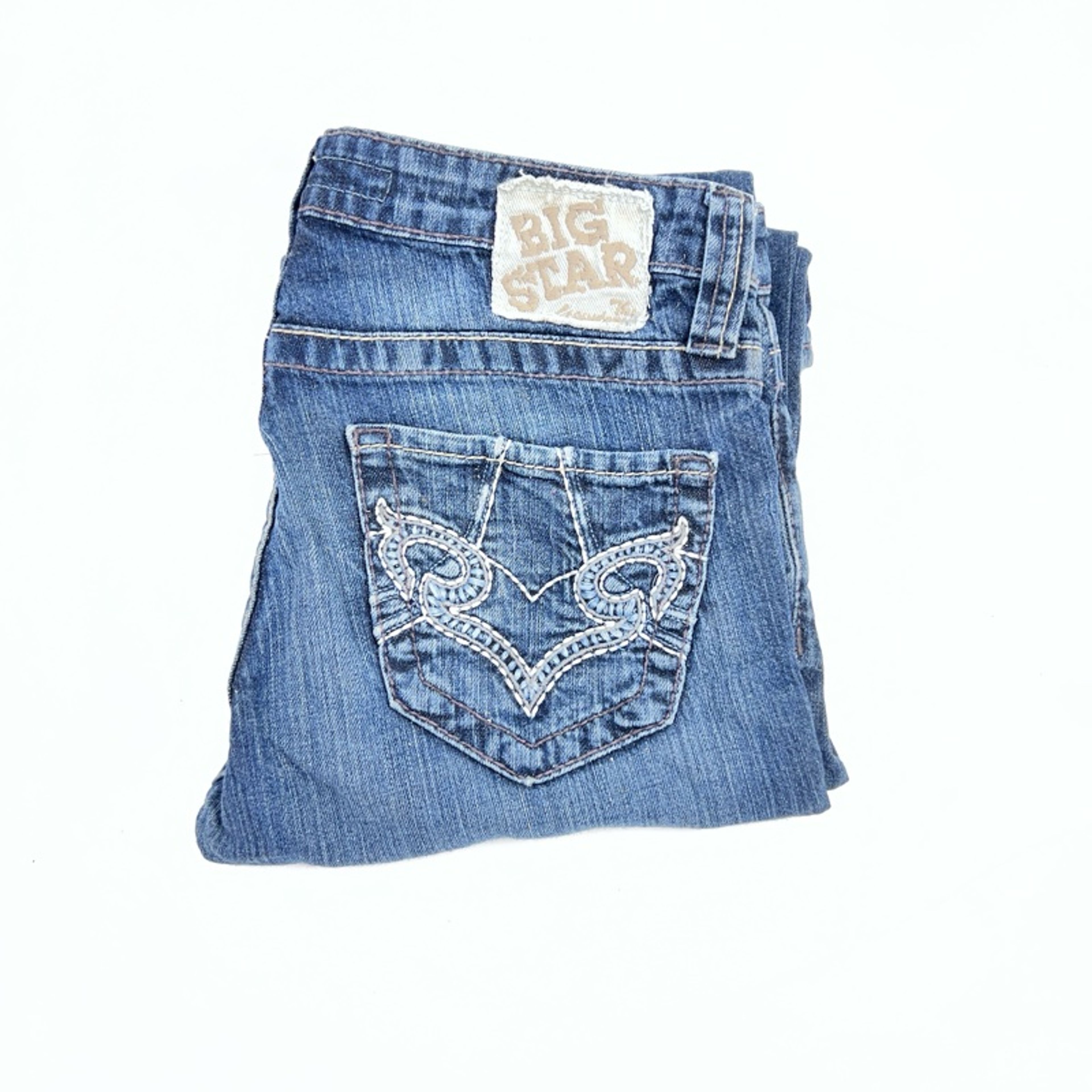 Big Star Women's Remy Low Rise Bootcut Jeans 27r 30 inseam 30” A003