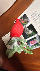 New Lenox Cardinal Figurine with Berries on Snowy Branch original certificate - Image 2