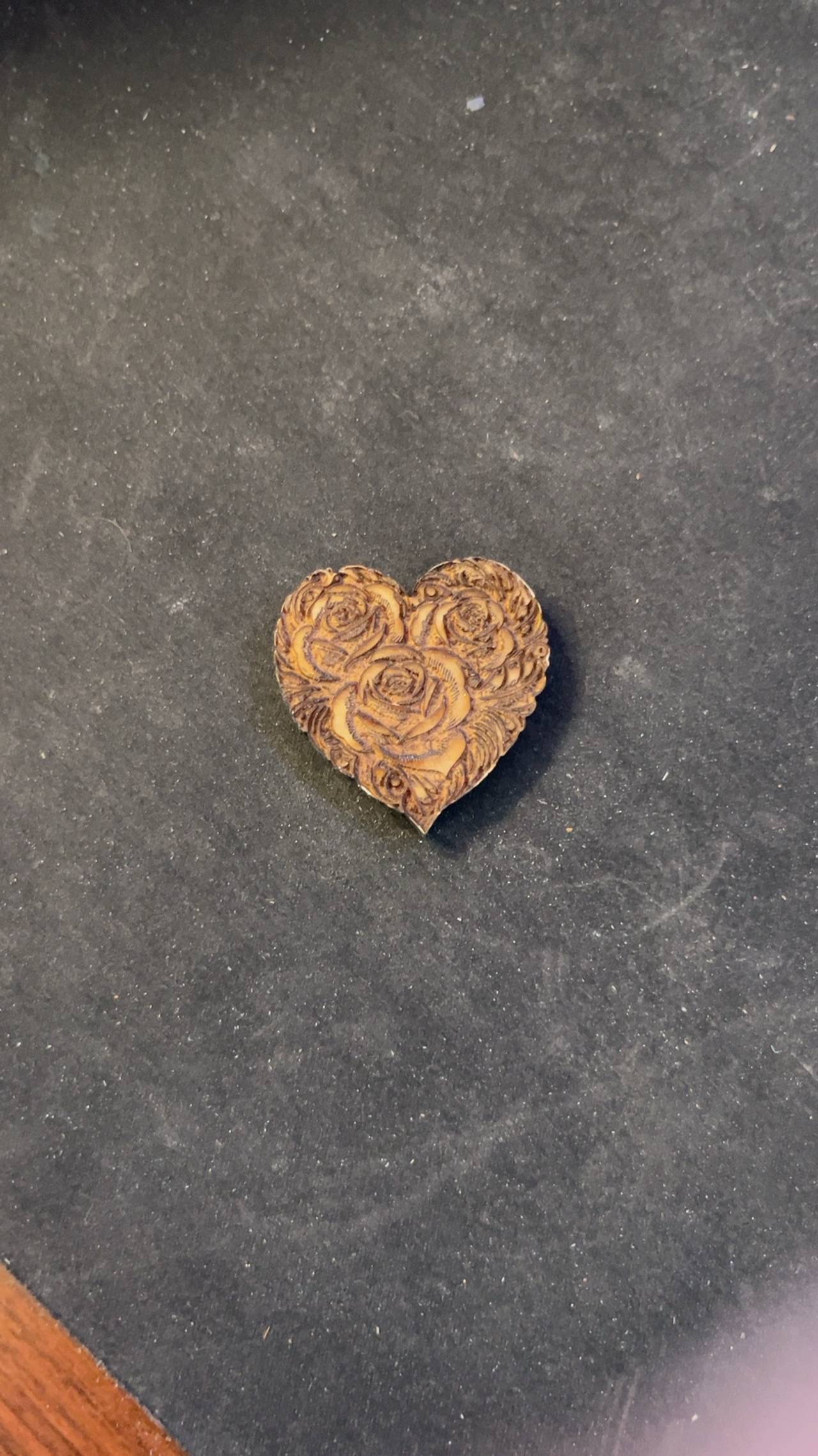 Handcrafted Vintage Wooden Heart 
