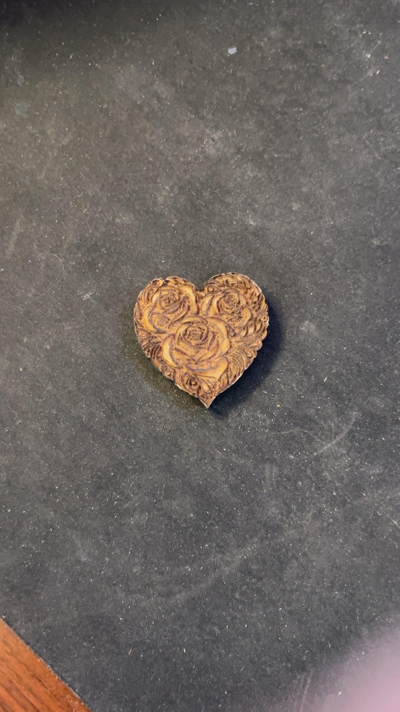 Handcrafted Vintage Wooden Heart 