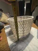 White Round Rope Storage Basket - Image 2