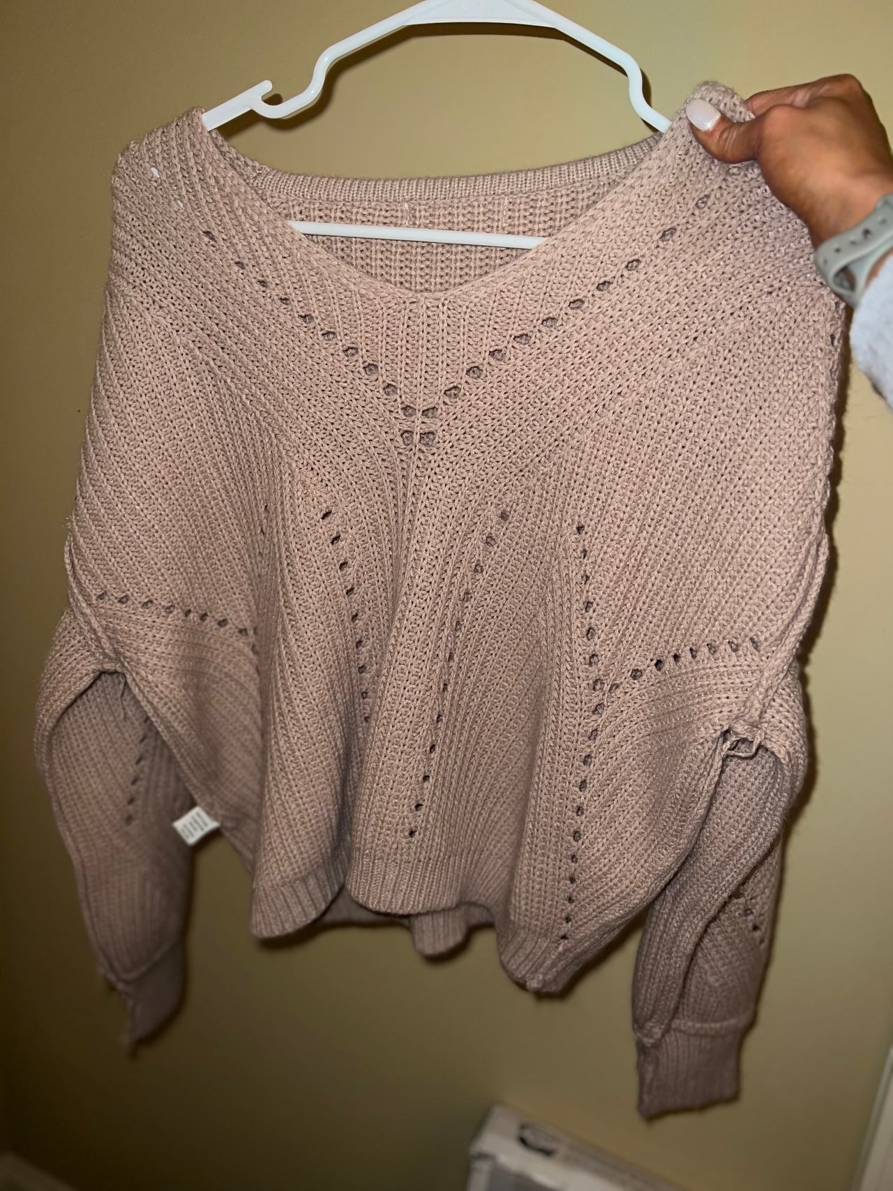 Knit V-Neck Sweater