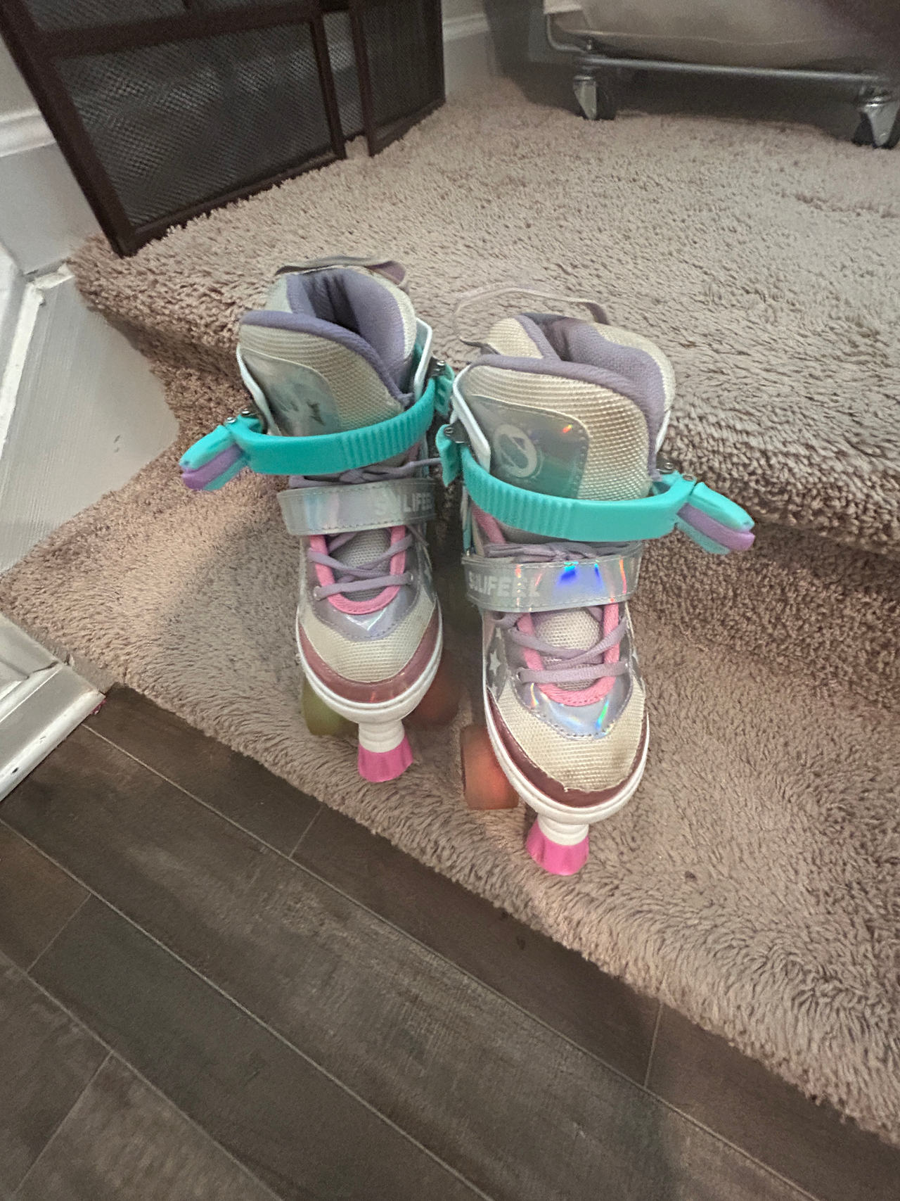 Kids Light-Up Quad Roller Skates