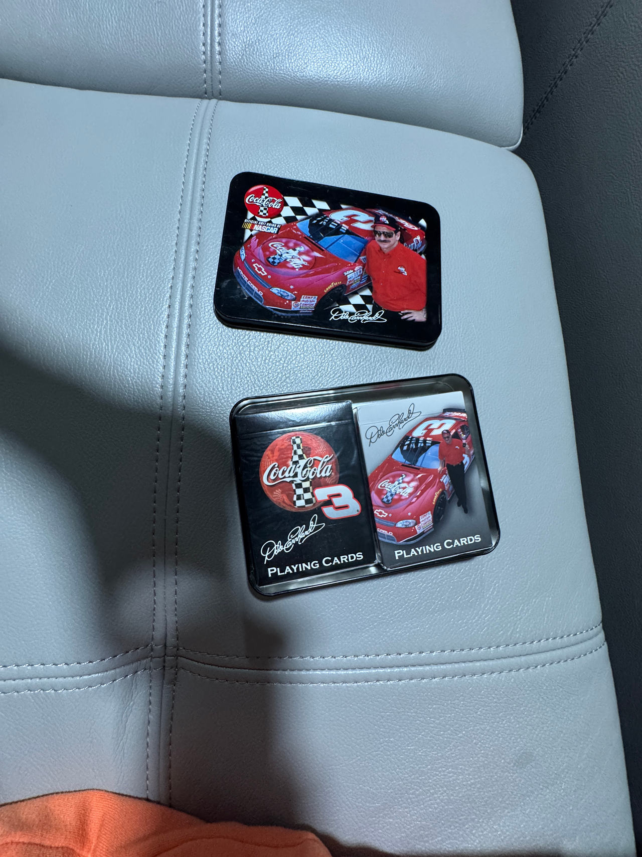 Dale Earnhardt Coca-Cola Playing Cards Tin Set
