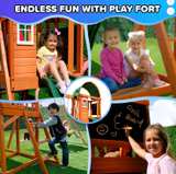 Sportspower Amelia Wooden Swing Set - Image 3