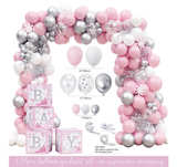 Little Snowflake Baby Shower Decorations Party Supplies, Pink Baby Shower Decor - Image 4