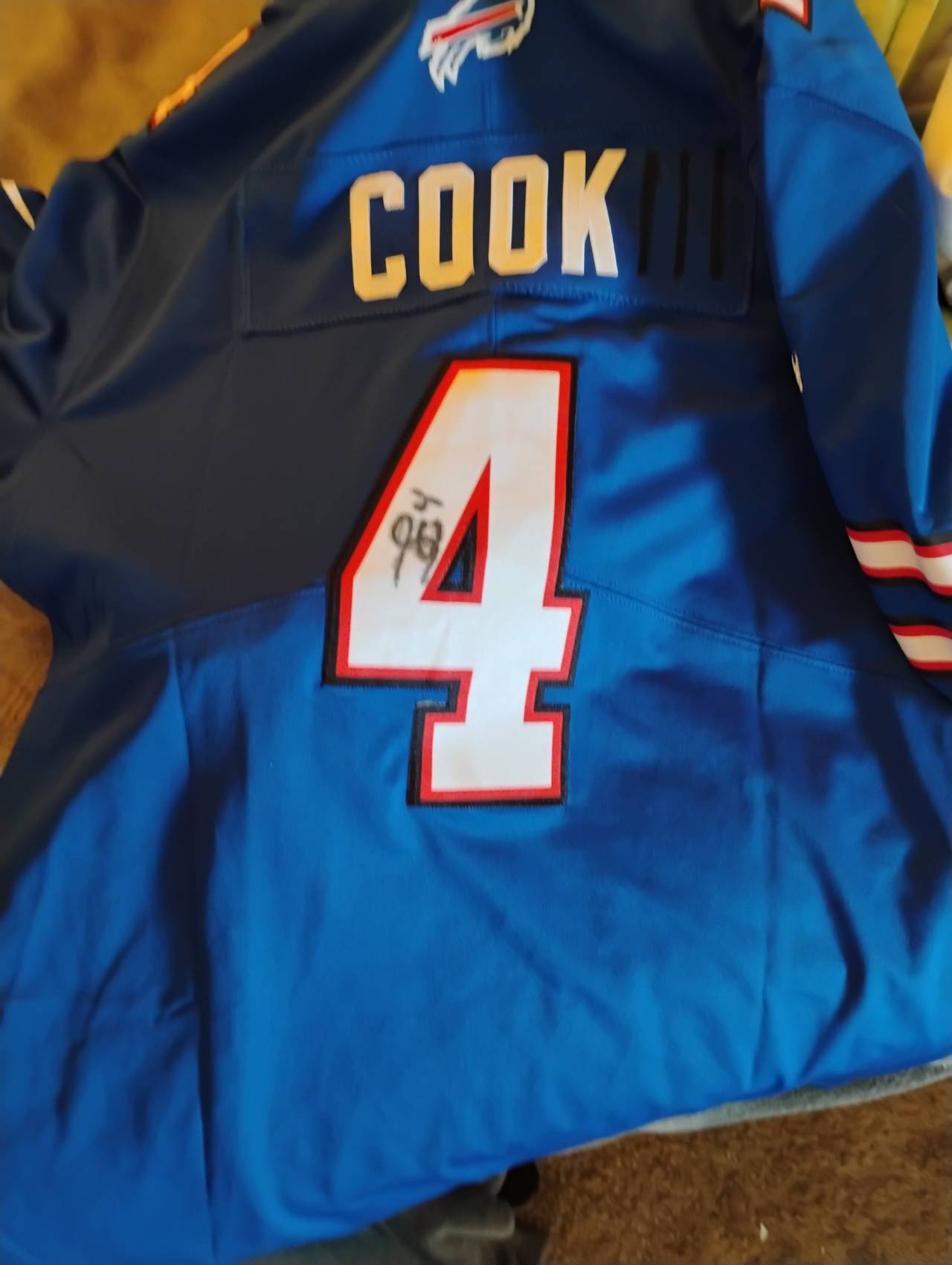 James Cook Buffalo Bills Autographed Jersey