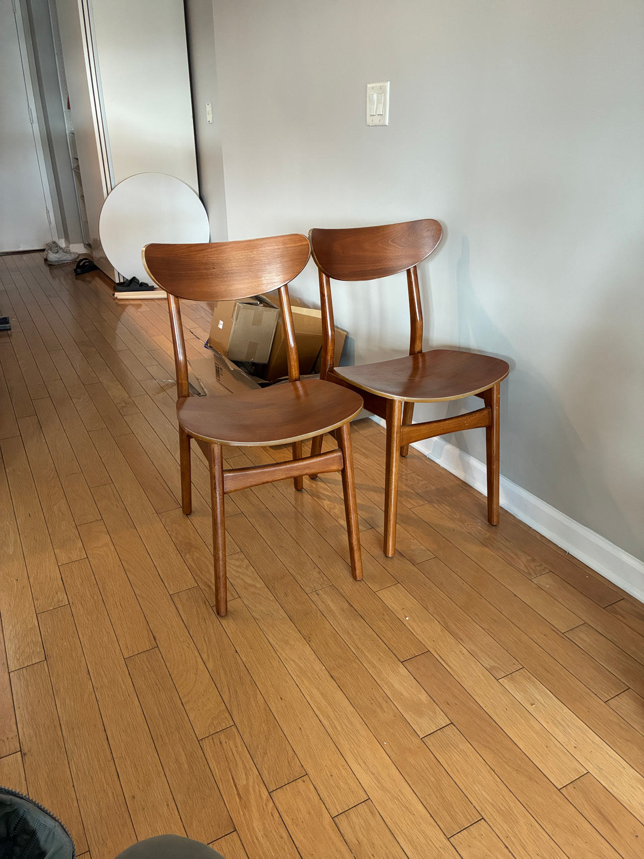 Set of 2 Mid-Century Modern Dining Chairs