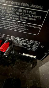 Denon AVR-791 7.1 Channel Home Theater Receiver - Image 3