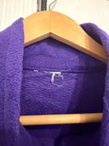 Columbia Fleece Full Zip Jacket Purple XL - Image 3
