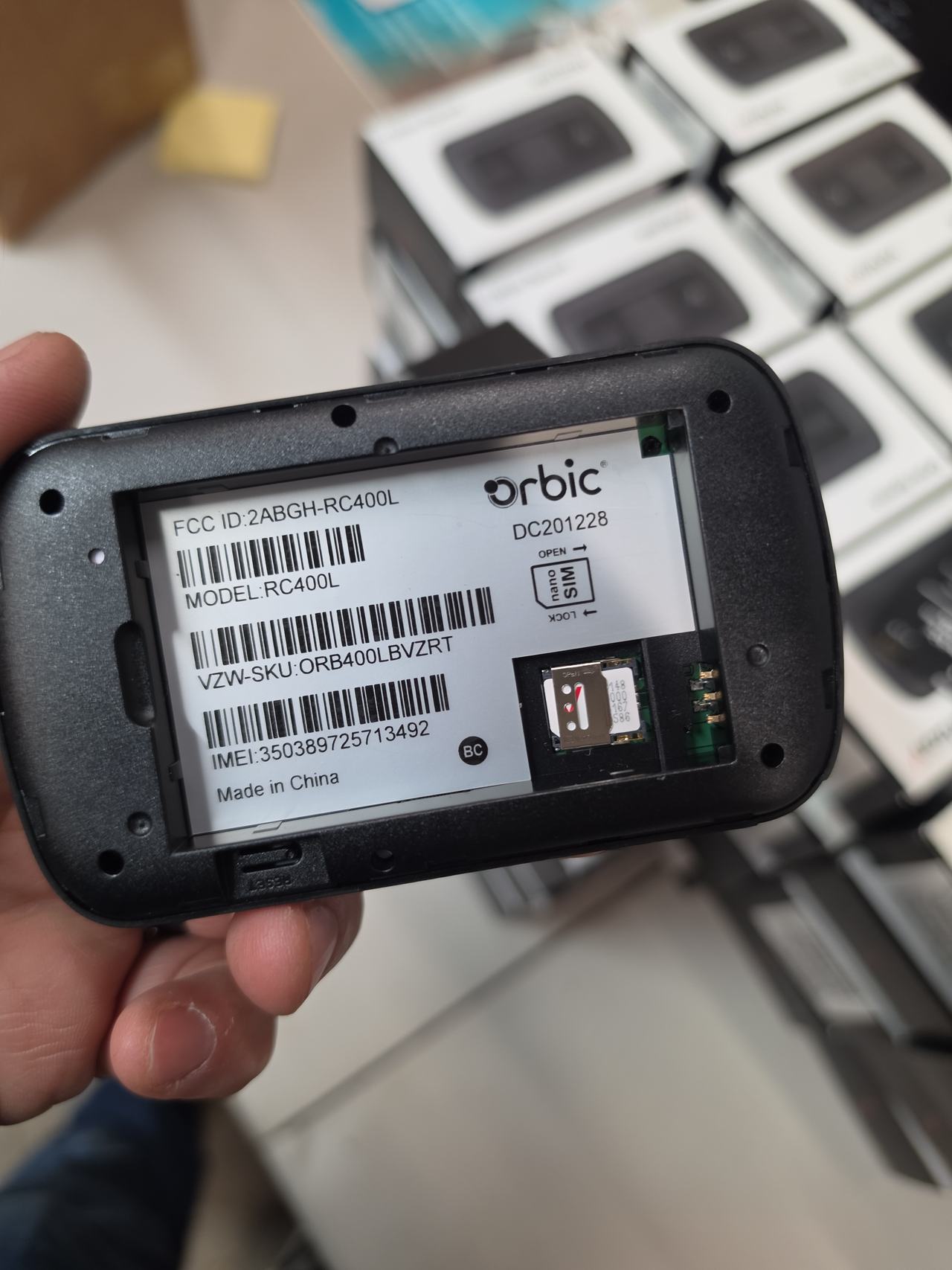52 x Orbic Speed 4G LTE Mobile Hotspots on Verizon