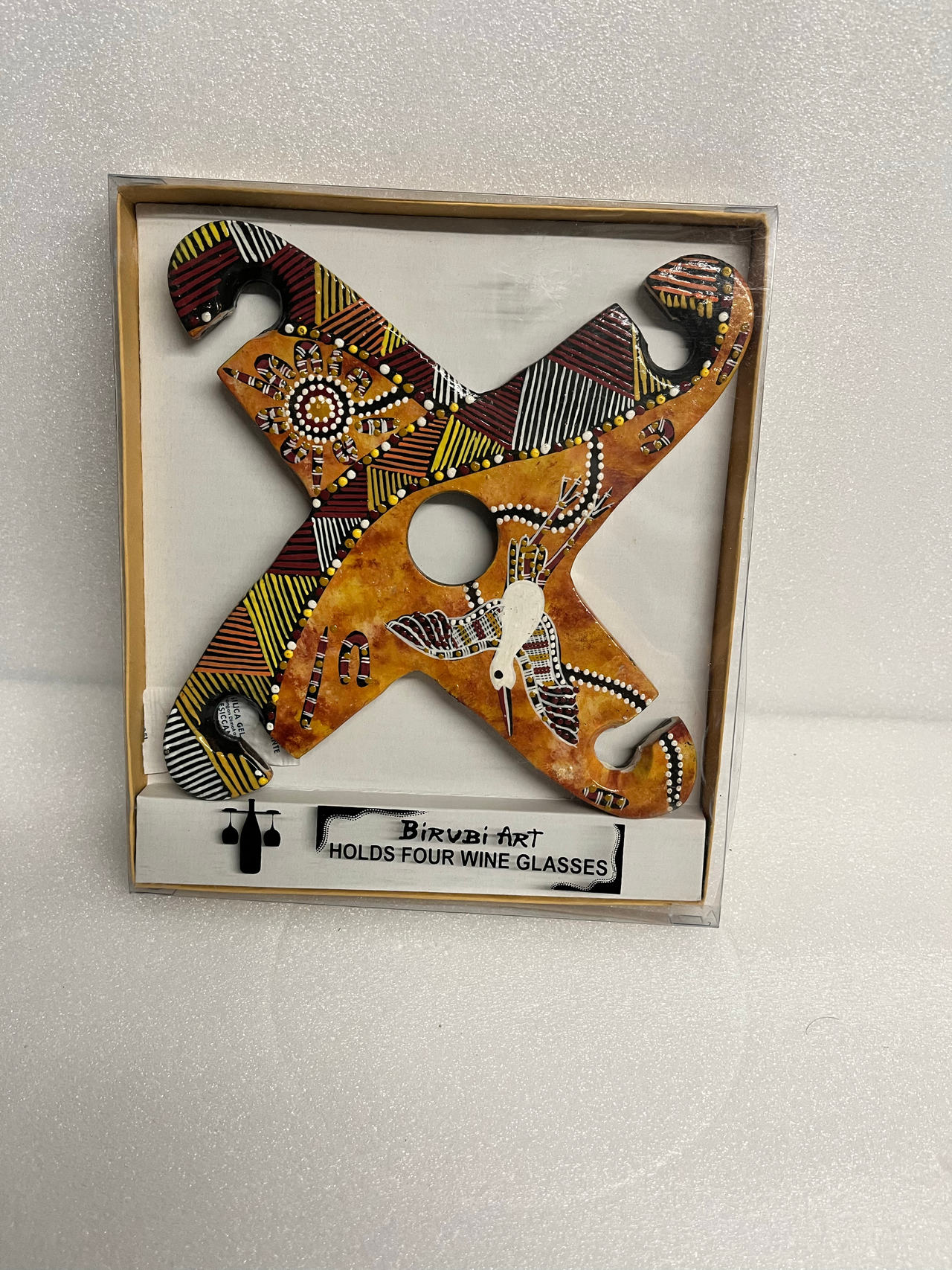 Birubi Art Wine Glass Holder