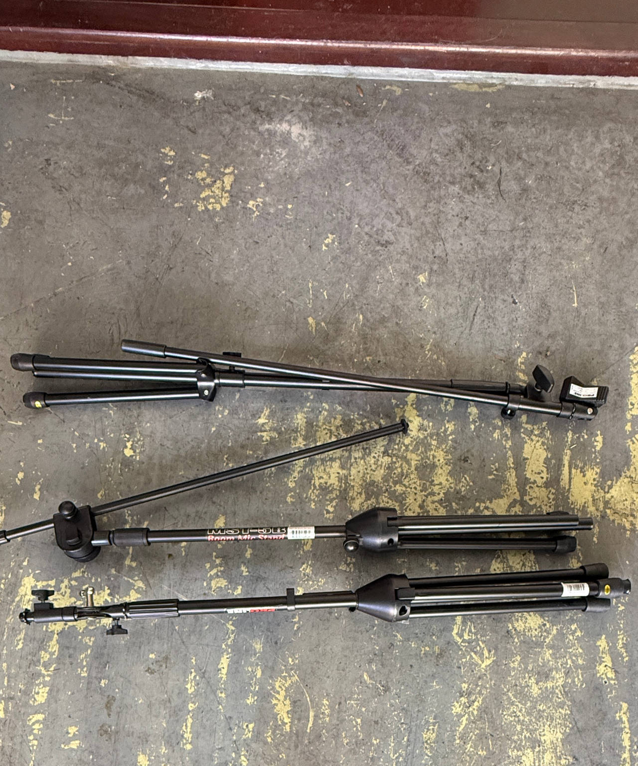 On-Stage MS7701B Tripod Boom Microphone Stand