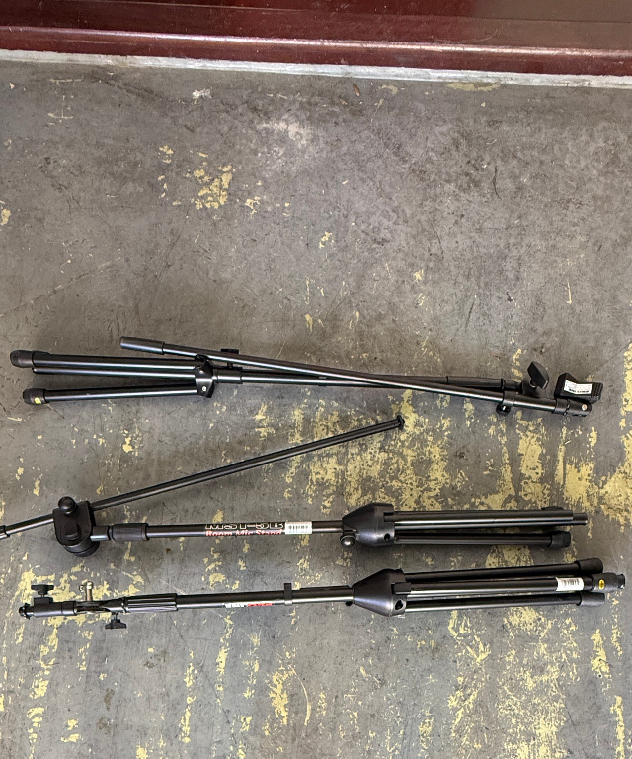 On-Stage MS7701B Tripod Boom Microphone Stand