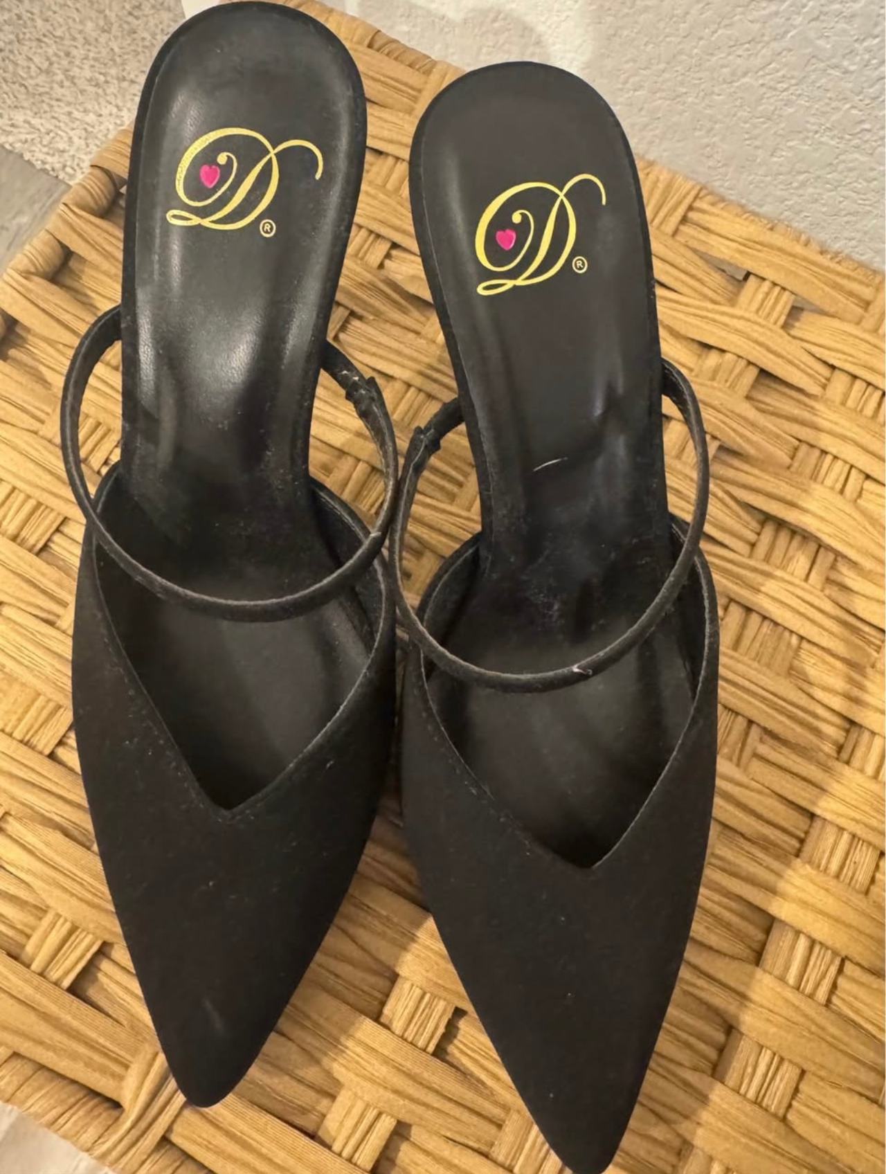 Pointed Toe Mule Heels