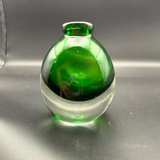 Green Sommerso Art Glass Bud Vase - Image 1