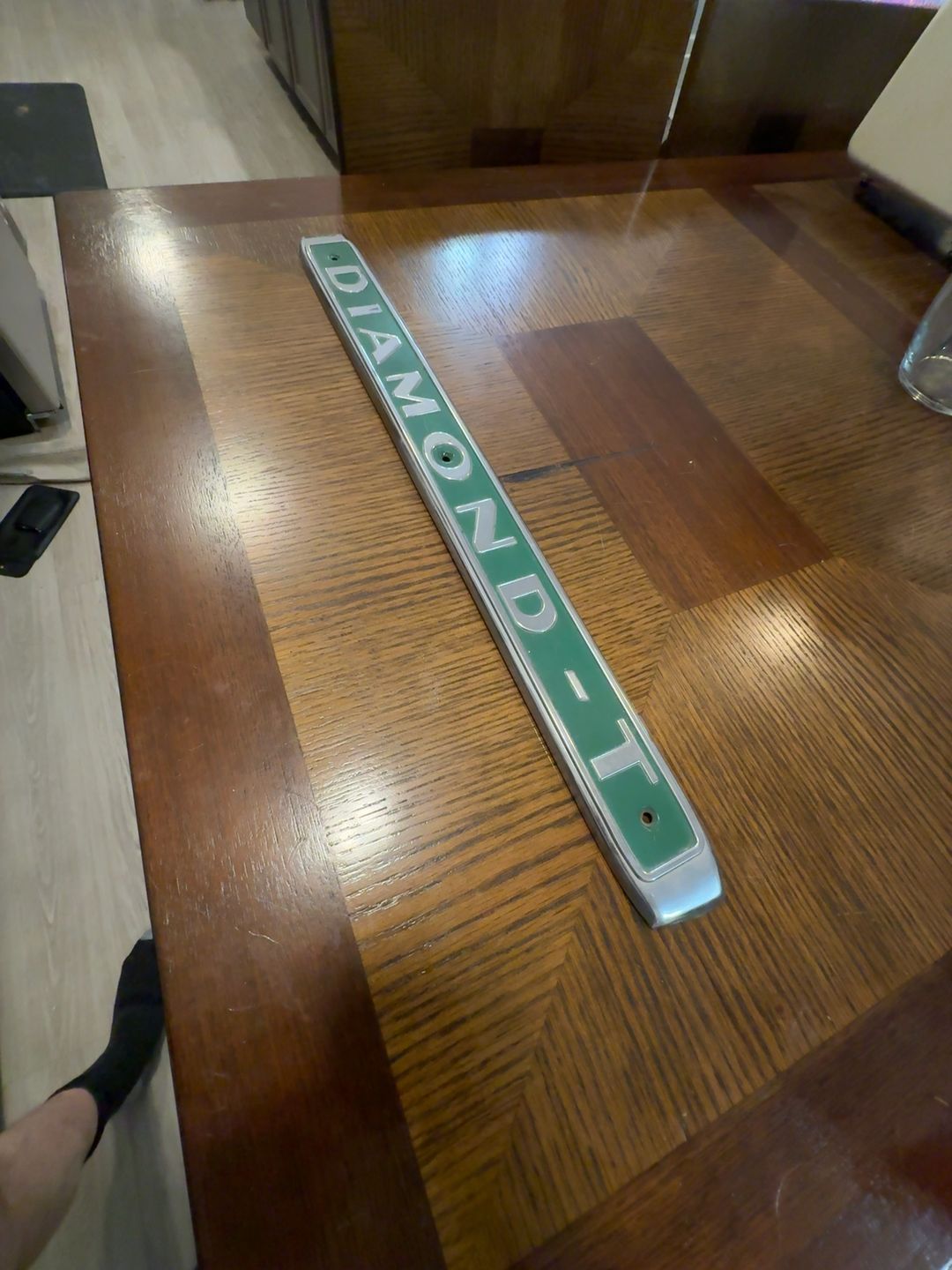 Diamond T Vintage Truck Hood Emblem