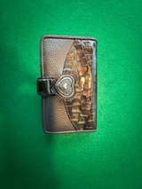 Brighton Croc Embossed Heart Wallet - Image 1