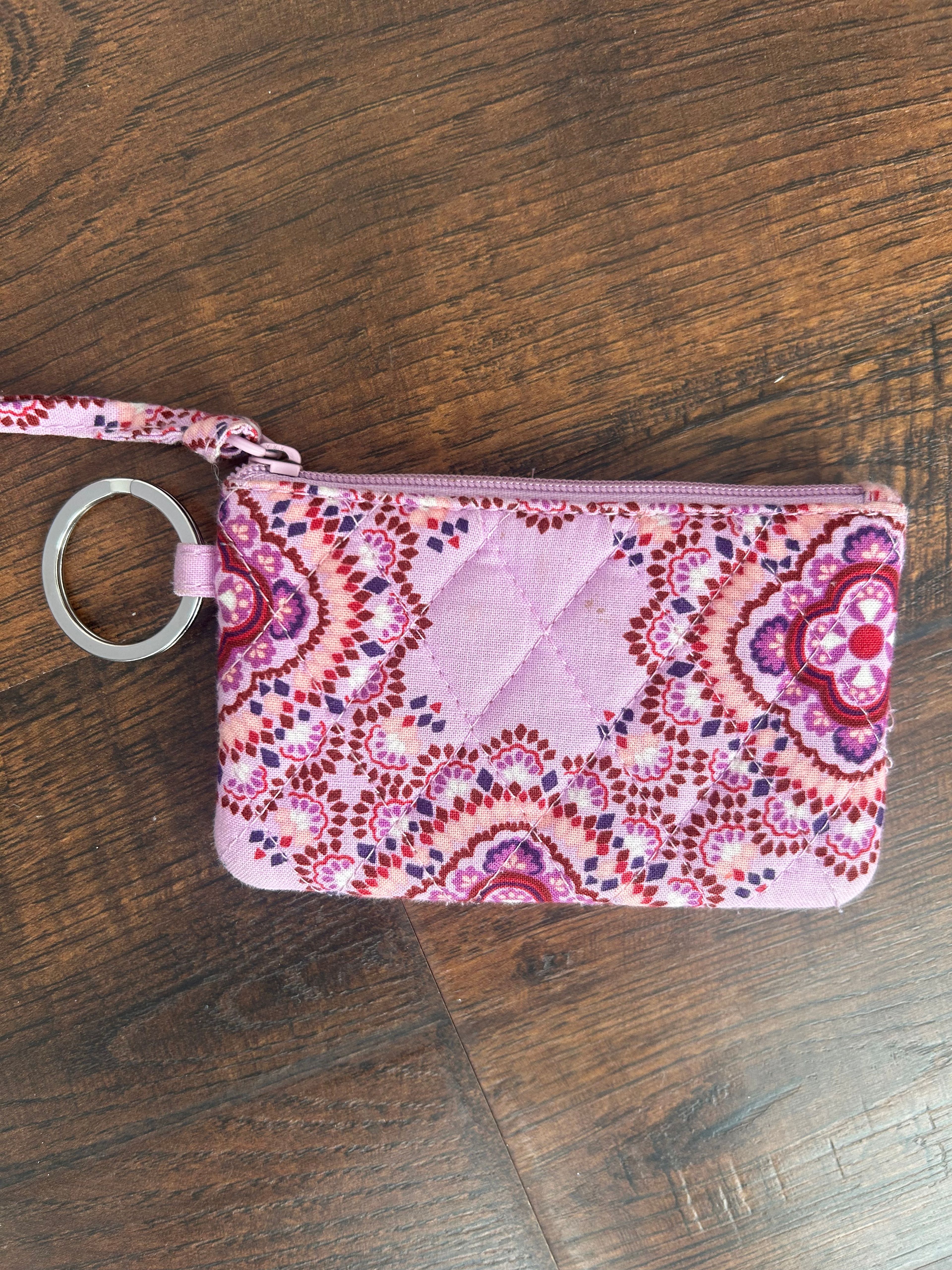 Vera Bradley Zip ID Case Lavender Medallion - Image 2