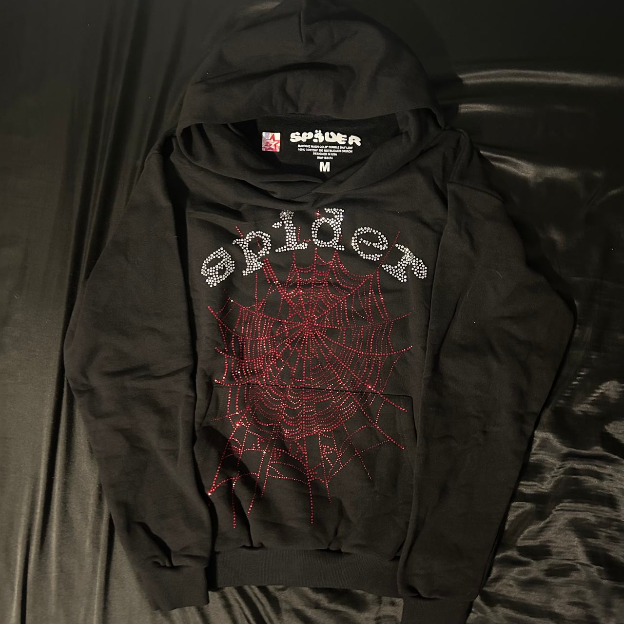 SPIDER Rhinestone Hoodie