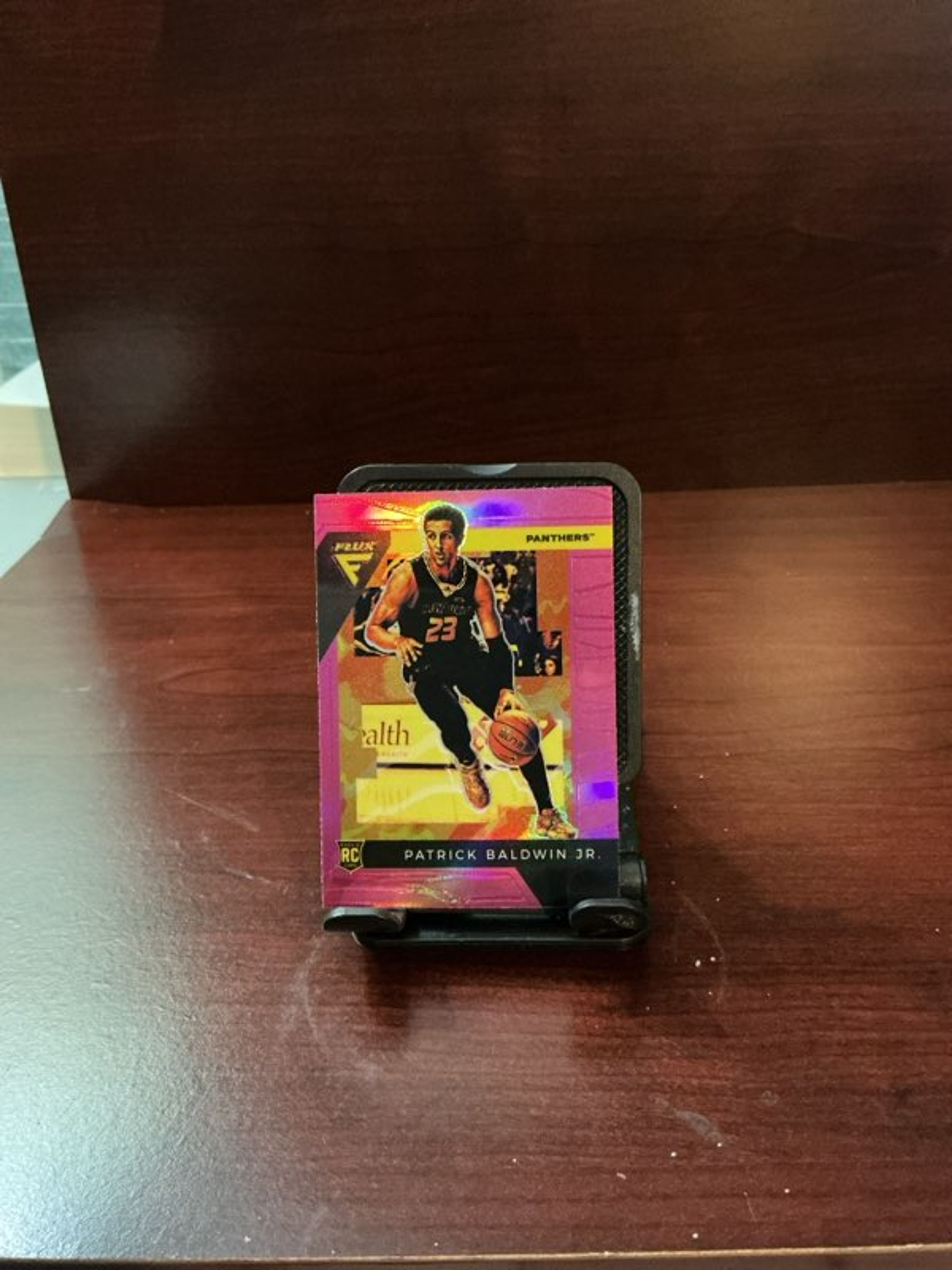 2022-23 Panini Flux Patrick Baldwin Jr. Pink Parallel Rookie Card